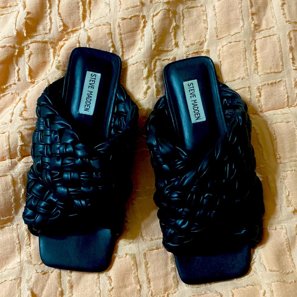 Steve Madden Marina Black size:8